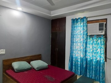 Bedroom in 3 BHK Builder Floor at Freedom Fighters Enclave – for Rent