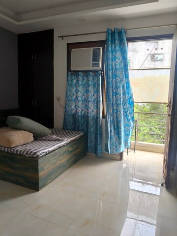 Living Room in 3 BHK Builder Floor at Freedom Fighters Enclave – for Rent