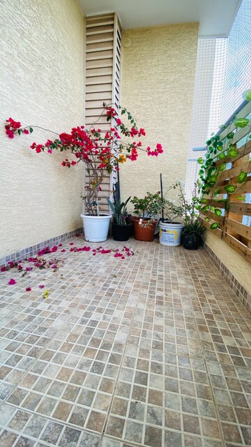 Balcony in 2 BHK Apartment at G Corp The Icon, Thanisandra Main Road – for Rent