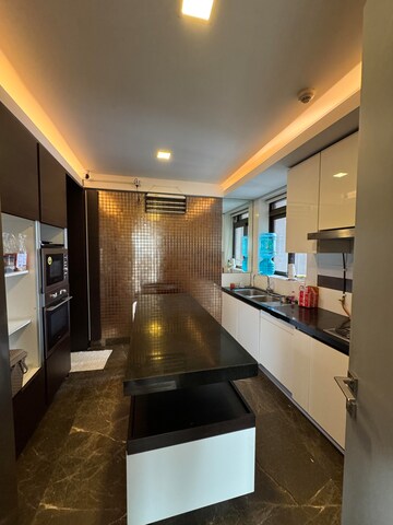 Kitchen in 4 BHK Apartment at Lodha Trump Tower, Worli – for Rent