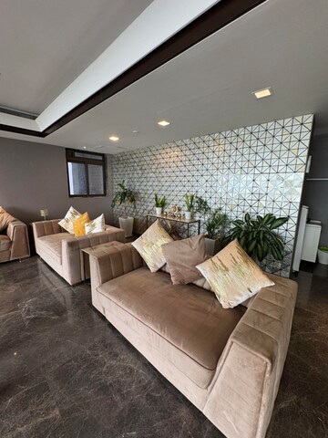 Living Room in 4 BHK Apartment at Lodha Trump Tower, Worli – for Rent