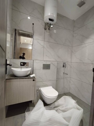 Bathroom in 2 BHK Builder Floor at Chattarpur – for Rent
