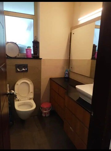 Bathroom in 2 BHK Builder Floor at Chattarpur – for Rent