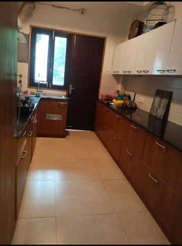 Kitchen in 2 BHK Builder Floor at Chattarpur – for Rent