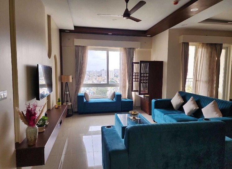 Living Room, g-corp-the-icon 3.5 Bedroom 2050 Sq.Ft. Apartment In Thanisandra Main Road Bangalore 9104360