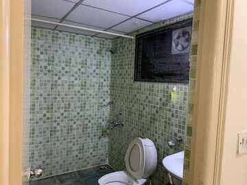 Bathroom in 3 BHK Apartment at Renaissance Jagriti, Whitefield – for Rent
