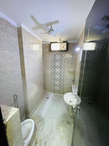 Bathroom in 2 BHK Apartment at Prachin Apartment, Paschim Vihar – for Rent