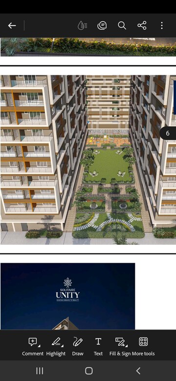 Balcony in 2.5 BHK Apartment at Technopolis Solitaire Unity, Hafeezpet – for Sale