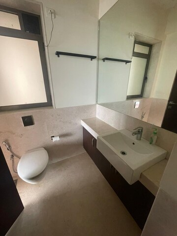 Attached Bathroom in 4 BHK Apartment at Lodha World One, Worli – for Rent