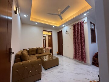 Living Room in 1 BHK Builder Floor at Freedom Fighters Enclave – for Rent