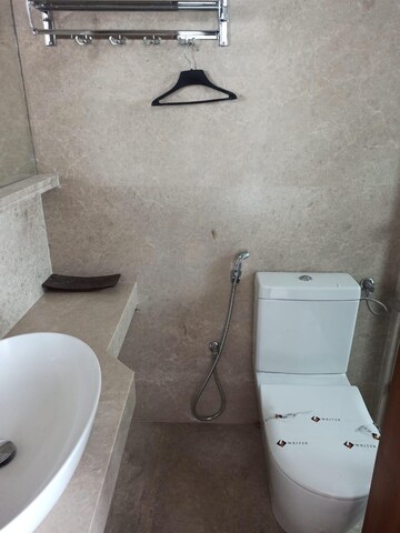 Bathroom in 4 BHK Apartment at Indiabulls Blu, Worli – for Rent