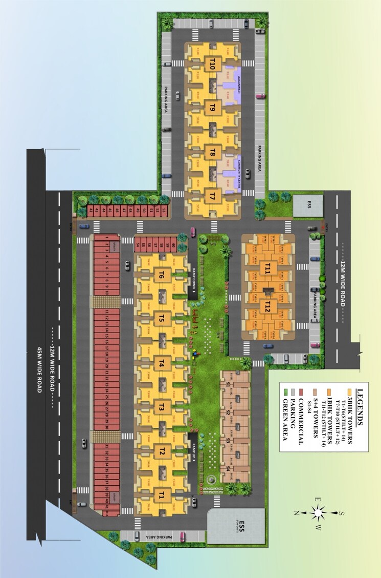 Master Plan, amolik-sankalp 3 Bedroom 851 Sq.Ft. Apartment In Sector 85 Faridabad 9104765