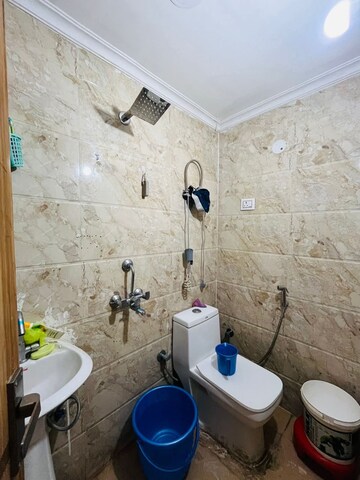 Bathroom in 1 RK Builder Floor at Saket – for Rent