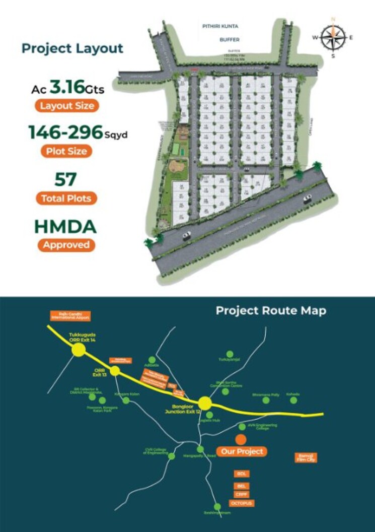 Exterior View, ramdas pally  167 Sq.Yd. Plot In Ramdas Pally Hyderabad 8789473