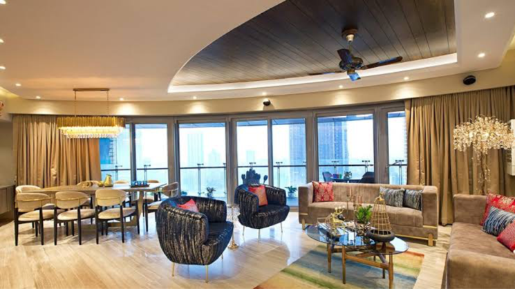 Living Room, lodha-world-view 3 Bedroom 1704 Sq.Ft. Apartment In Empire Mill Mumbai 9105039