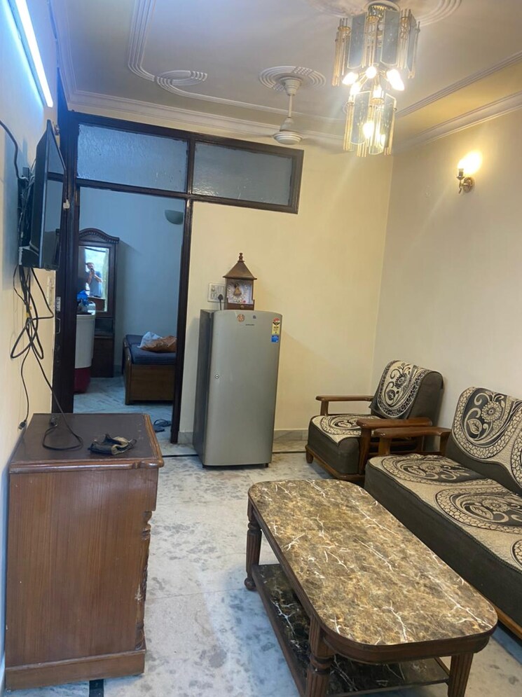 Living Room, kalkaji 1 Bedroom 566 Sq.Ft. Builder Floor In Kalkaji Delhi 9105135