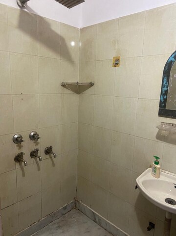 Bathroom in 1 BHK Builder Floor at Kalkaji – for Rent
