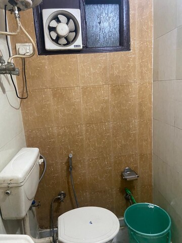 Bathroom in 1 BHK Builder Floor at Kalkaji – for Rent