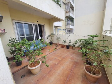 Balcony in 3 BHK Apartment at Salarpuria Sattva Exotic, Kogilu – for Rent