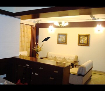 Living Room in 3.5 BHK Apartment at Hextax Commune, Sector 43 – for Rent