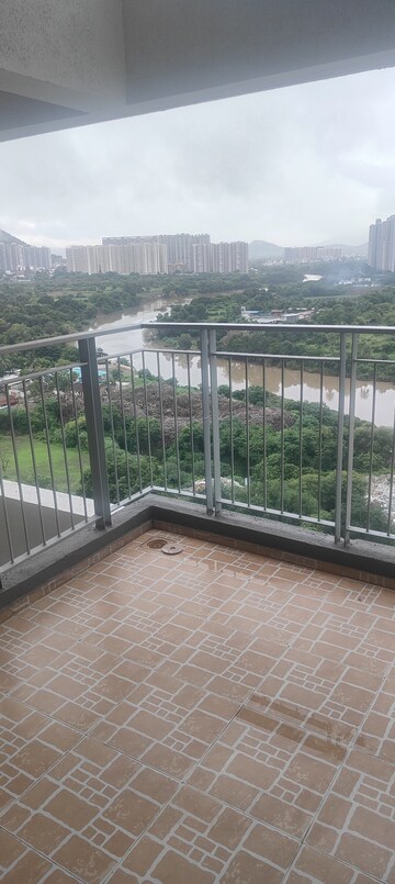 Balcony in 2.5 BHK Apartment at Saarrthi Skybay II, Mahalunge – for Rent
