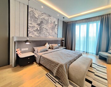Bedroom in 3 BHK Apartment at Bhartiya Leela Residences, Thanisandra Main Road – for Rent