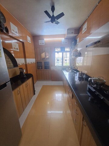 Kitchen in 1.5 BHK Apartment at Lodha Park CHS, Bhayandar East – for Rent
