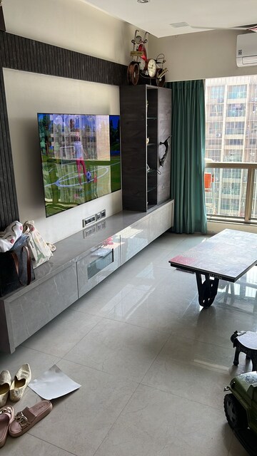 Living Room in 2.5 BHK Apartment at Sheth Vasant Oasis, Andheri East – for Sale