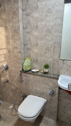 Bathroom in 2.5 BHK Apartment at Sheth Vasant Oasis, Andheri East – for Sale