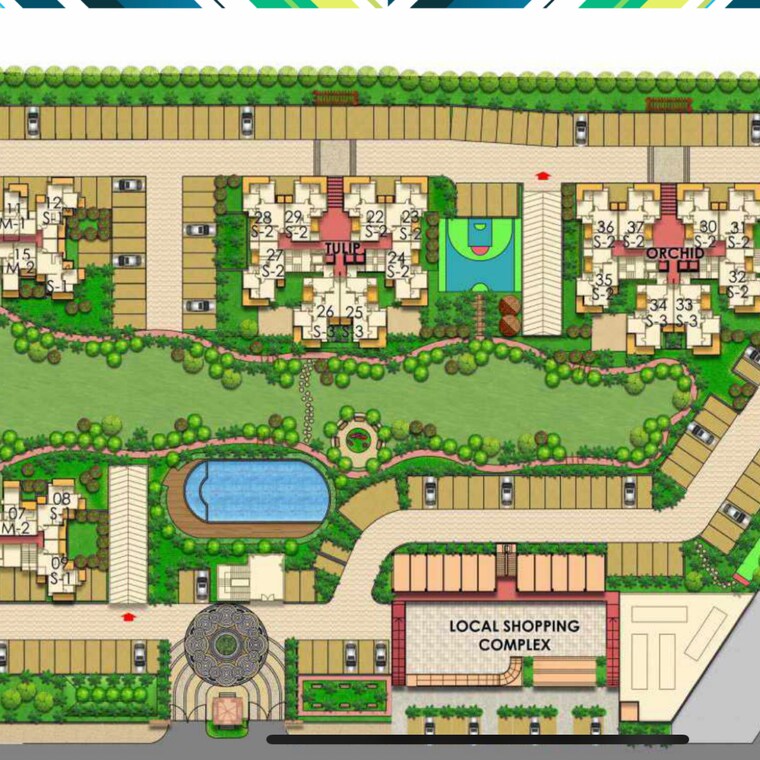 Master Plan, ska-metro-ville 2 Bedroom 1005 Sq.Ft. Apartment In Eta Ii Greater Noida Greater Noida 9105437