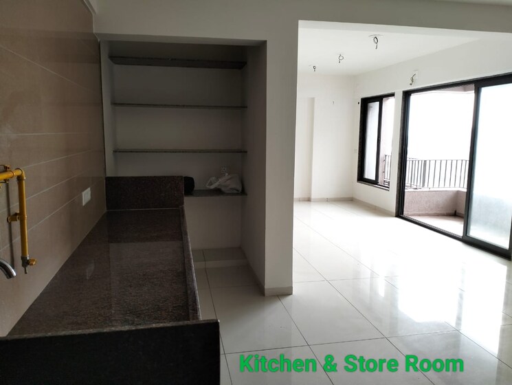 Kitchen, kavisha-atria 3 Bedroom 1750 Sq.Ft. Apartment In Shela Ahmedabad 9105435