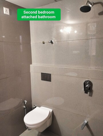 Bathroom in 3 BHK Apartment at Kavisha Atria, Shela – for Rent