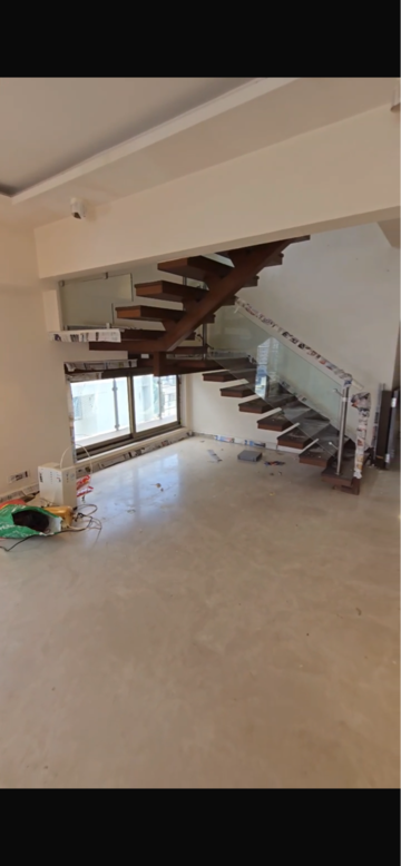 Staircase in 4 BHK Apartment at Mangal Chhaya Apartment, Khar West – for Sale