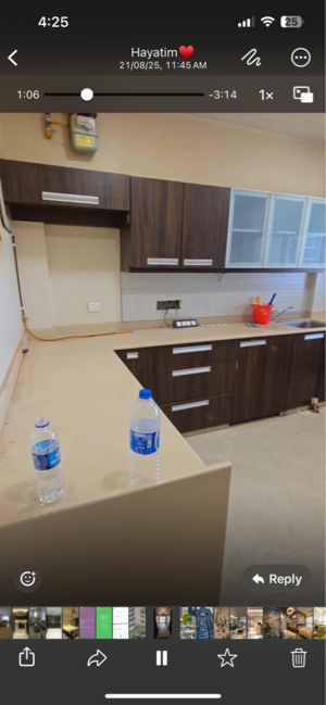 Kitchen in 4 BHK Apartment at Mangal Chhaya Apartment, Khar West – for Sale