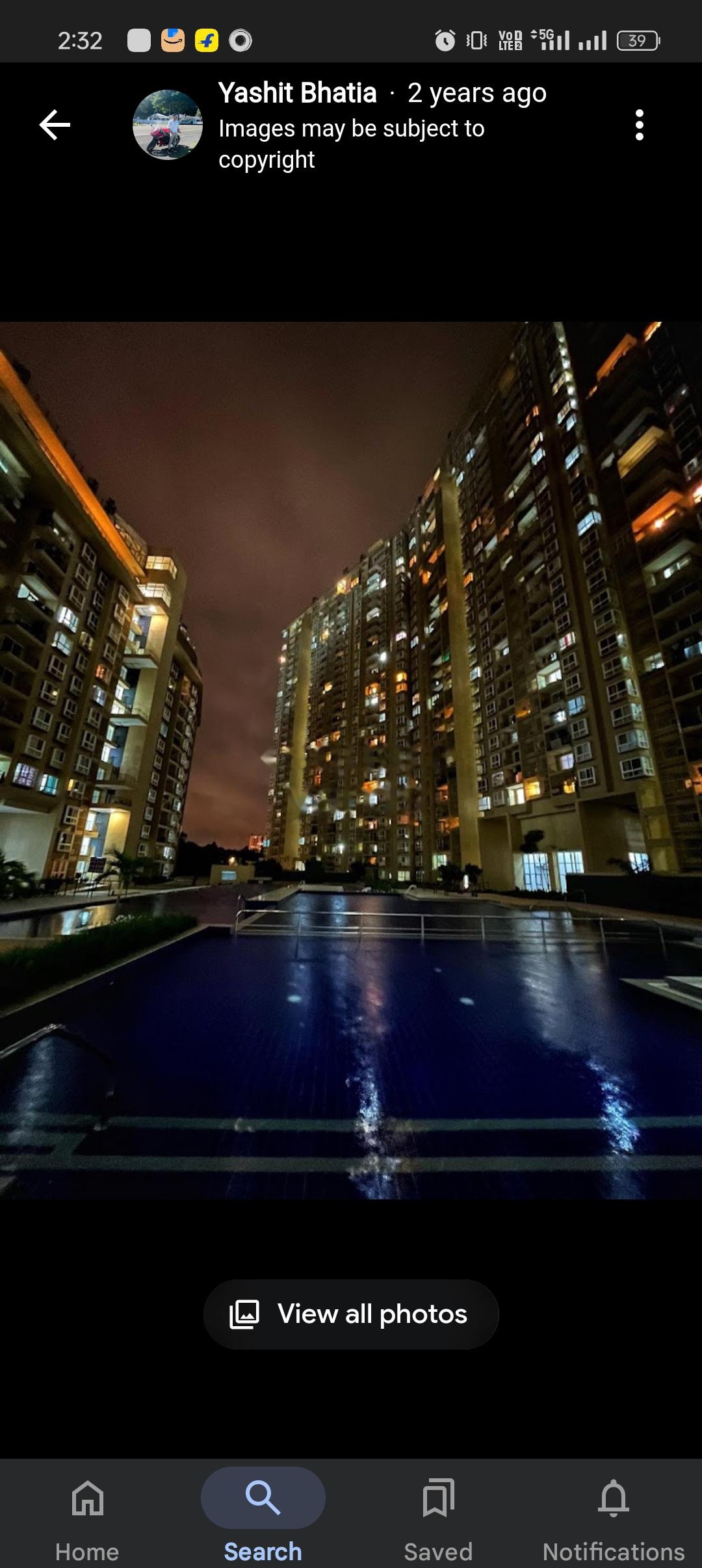 2 BHK Apartment For Rent in Bhartiya Nikoo Homes Phase 2