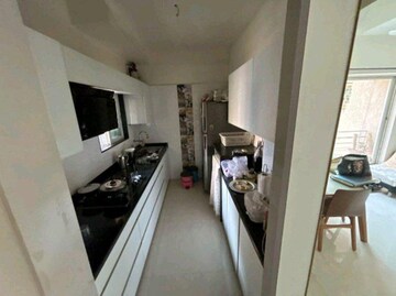 Kitchen in 3 BHK Apartment at Gurukrupa Marina Enclave, Malad West – for Rent