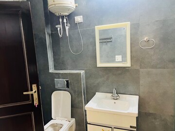 Bathroom in 3 BHK Independent House at Chattarpur – for Rent