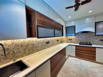 Kitchen in 1 BHK Builder Floor at Saket – for Rent