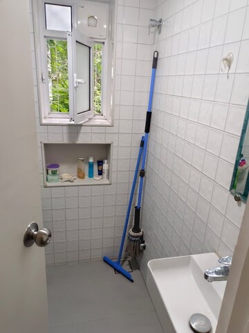 Bathroom in 1 BHK Apartment at Bandra West – for Rent