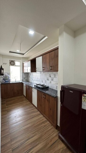 Kitchen in 2 BHK Builder Floor at Freedom Fighters Enclave – for Rent