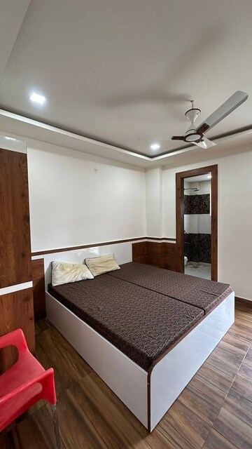 Bedroom in 2 BHK Builder Floor at Freedom Fighters Enclave – for Rent