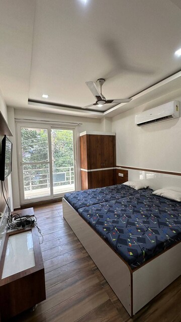 Bedroom in 2 BHK Builder Floor at Freedom Fighters Enclave – for Rent