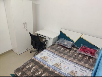 Bedroom in 1 BHK Independent House at Vrindavan CHS Kharadi, Kharadi – for Rent
