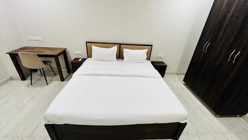 Bedroom in 3 BHK Builder Floor at Ansal Sushant Lok I, Sector 43 – for Rent