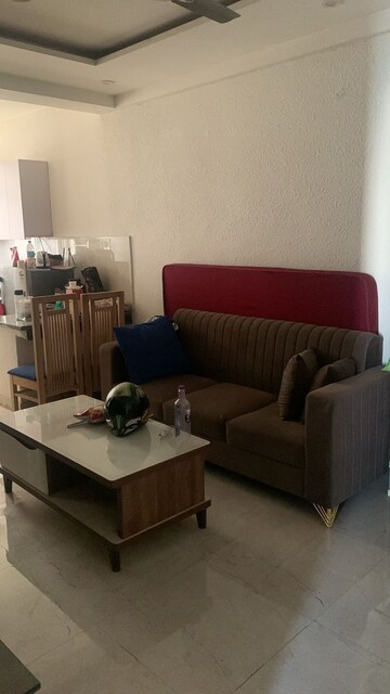 Living Room in 3 BHK Builder Floor at Ansal Sushant Lok I, Sector 43 – for Rent