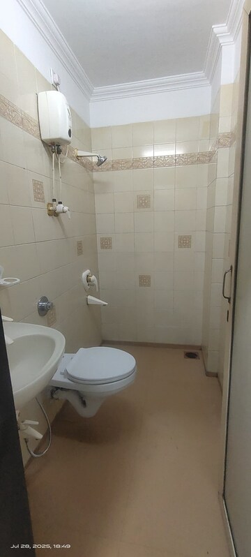Bathroom in 3 BHK Apartment at Khar West – for Rent