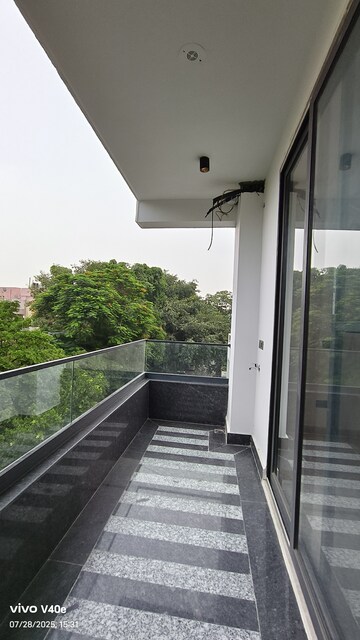 Balcony in 4 BHK Builder Floor at Vasant Kunj – for Rent