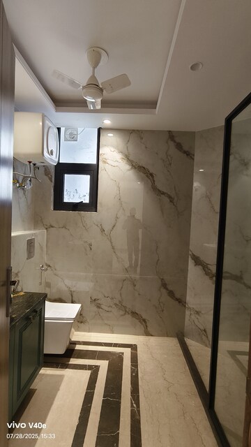 Bathroom in 4 BHK Builder Floor at Vasant Kunj – for Rent