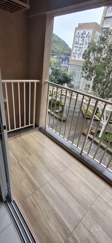 Balcony in 3 BHK Apartment at Godrej Green Vistas, Mahalunge – for Rent
