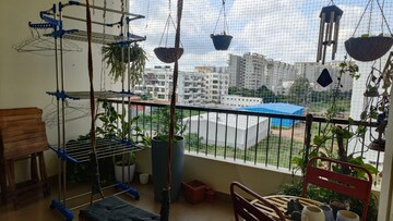 Balcony in 3.5 BHK Apartment at Legacy Estilo, Yelahanka – for Rent
